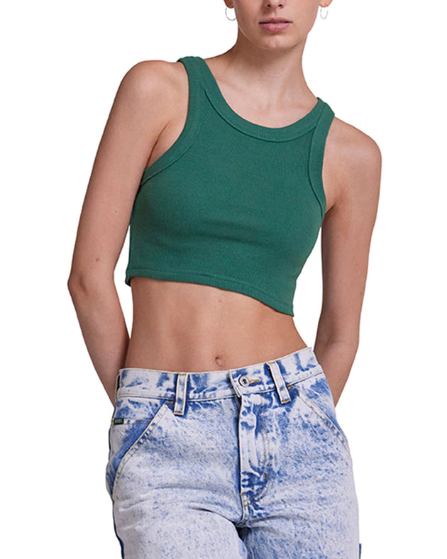 Alyssa Tank Work Green|Model