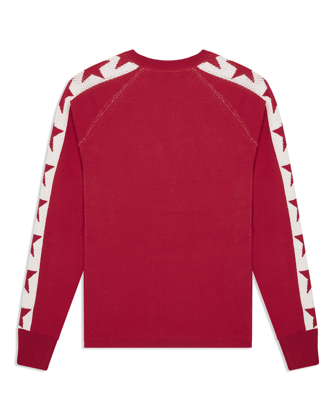 icon-mesh-knit-top-poinsettia-red|Flatlay