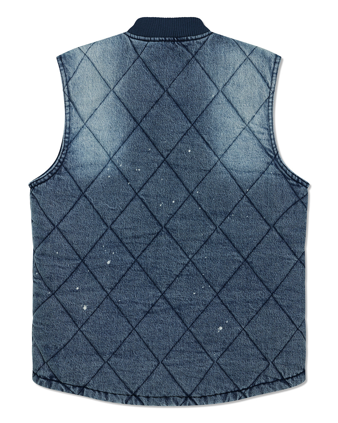 dayton-denim-vest-bleach-wash|Flatlay