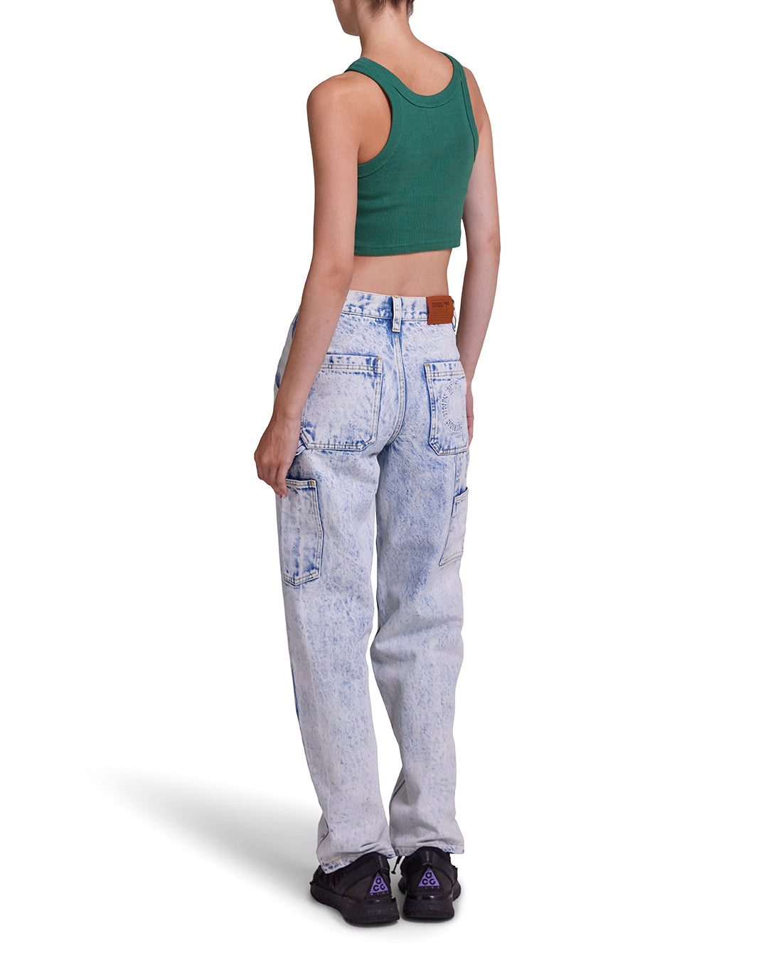 Alyssa Tank Work Green|Model