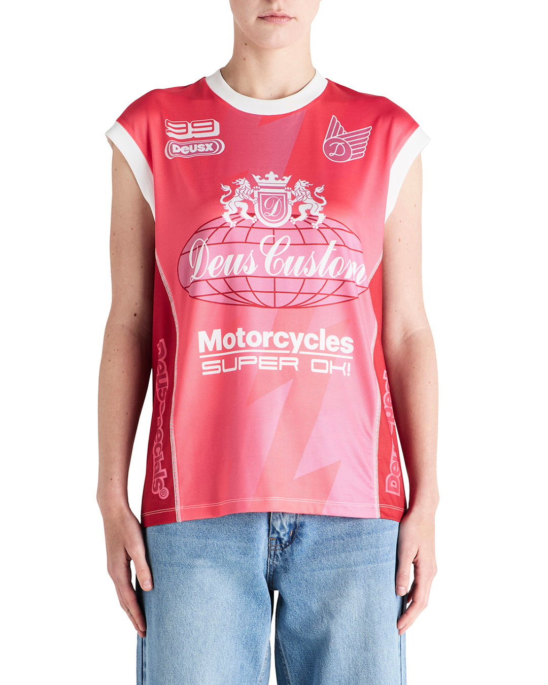 Project Mayhem Moto Tank Cherry