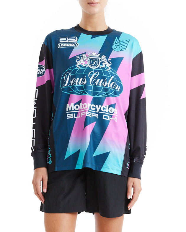 Thunder Long Sleeve Moto Top