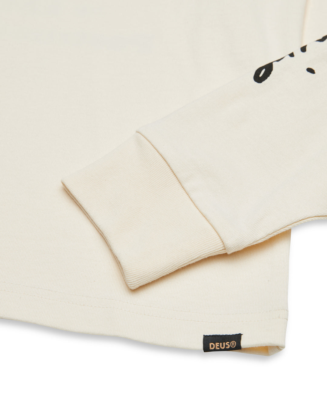 Way Off Ls Tee  - Dirty White