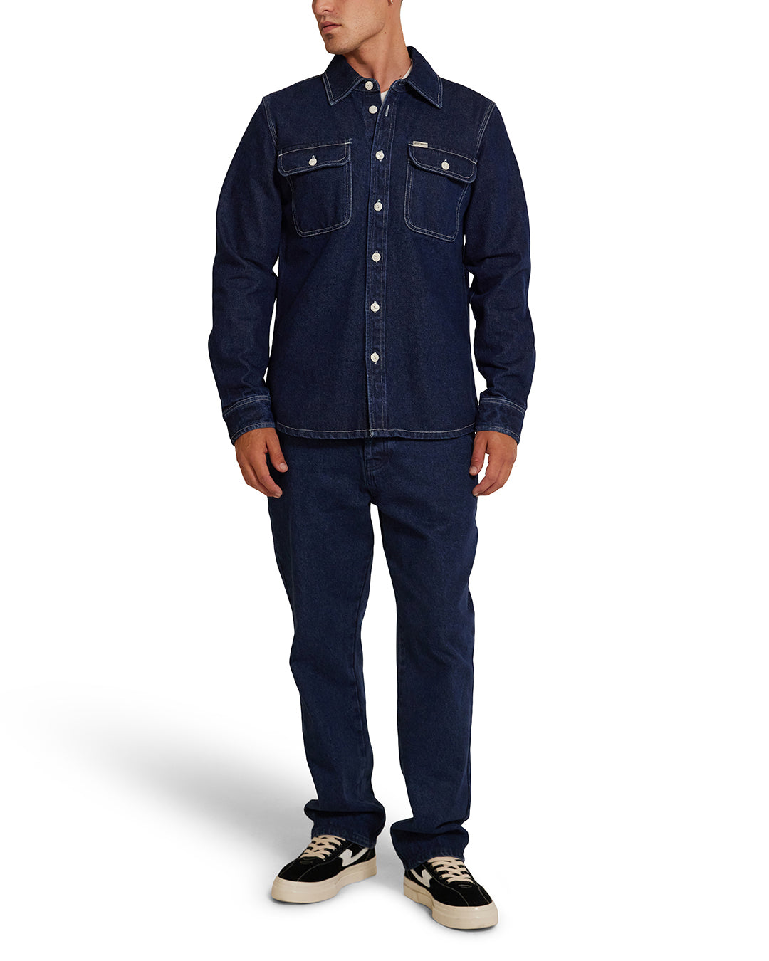 Vacay  Denim Shirt  - Blue Indigo