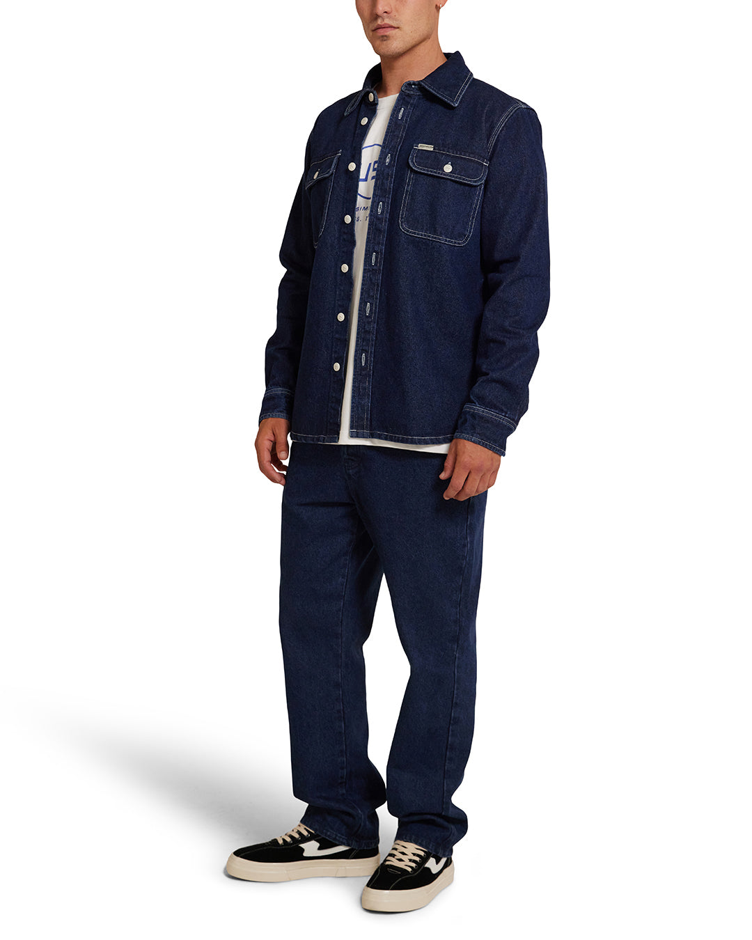 Vacay  Denim Shirt  - Blue Indigo