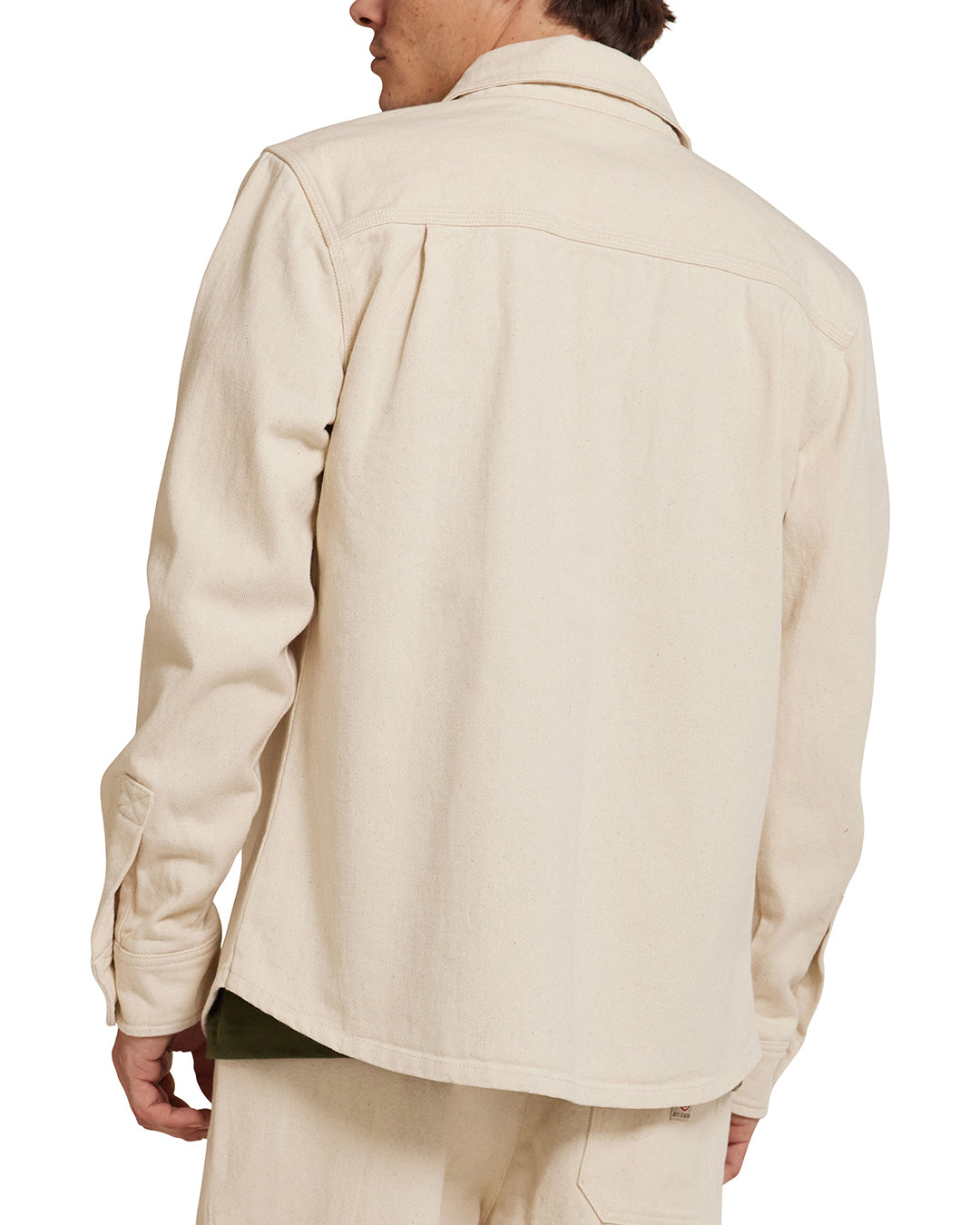 Vacay  Denim Shirt - Natural|Model