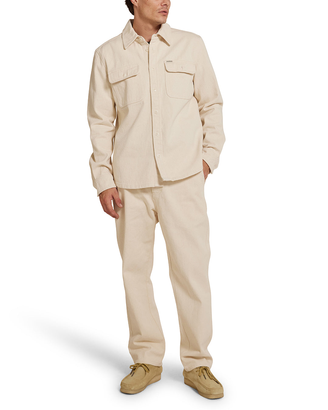 Vacay  Denim Shirt  - Natural