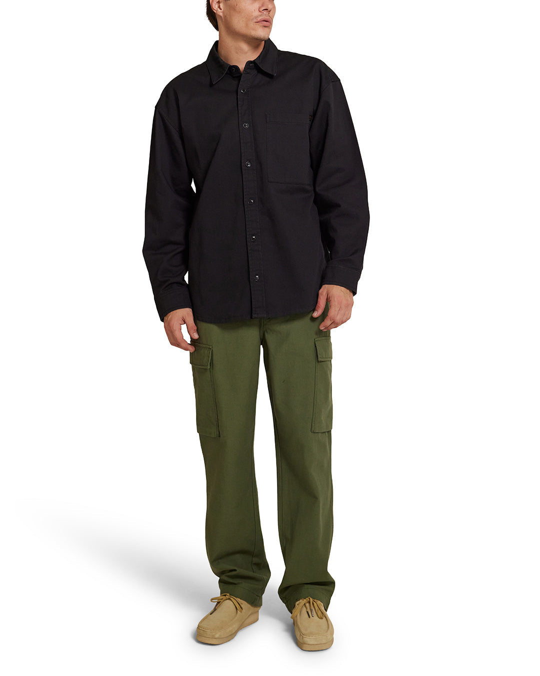 Frizell Twill Shirt  - Anthracite
