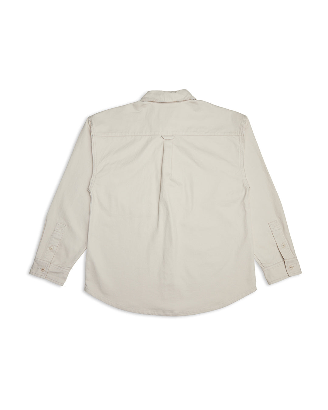 Frizell Twill Shirt - Dirty White|Flatlay