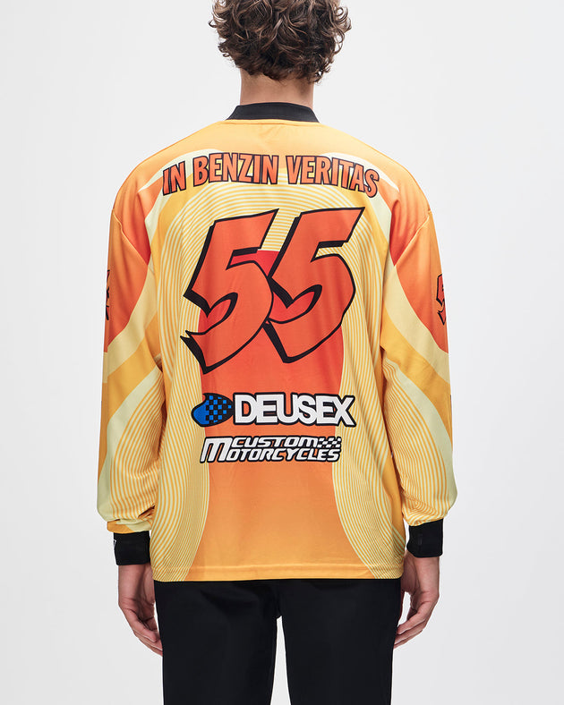 pledge-moto-jersey-sunrise-orange|Model