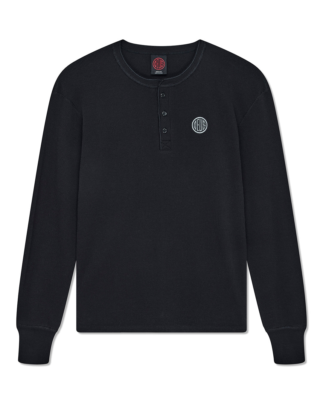 in-benzin-henley-thermal-black|Flatlay