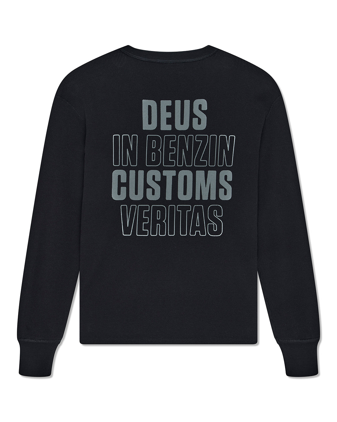 in-benzin-henley-thermal-black|Flatlay