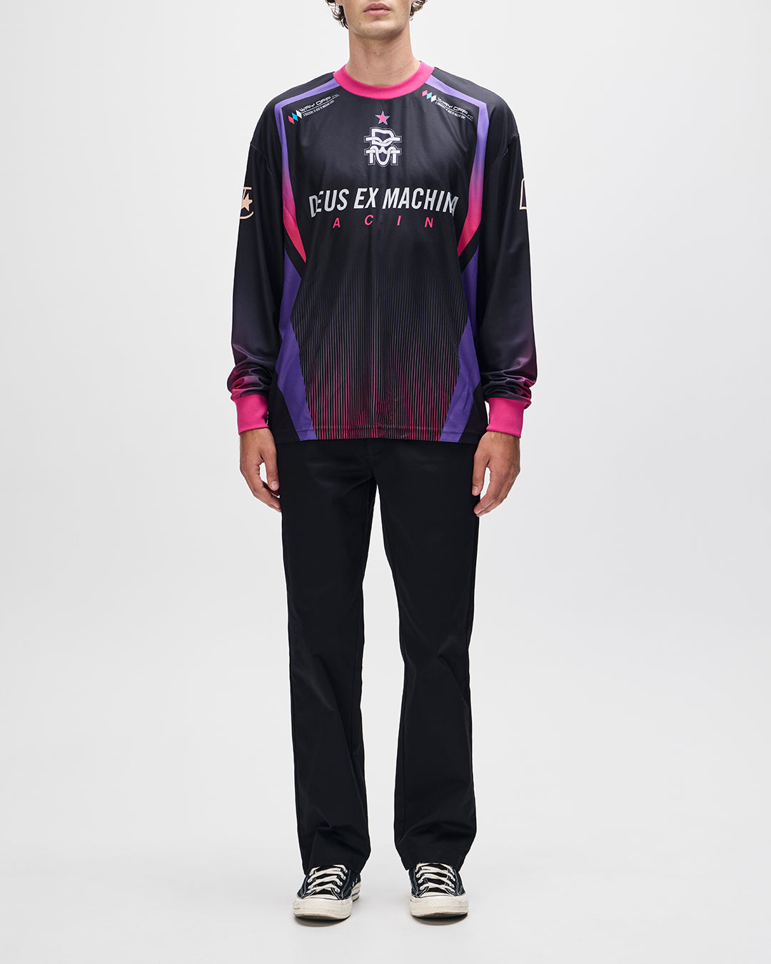 renegade-moto-jersey-black|Model