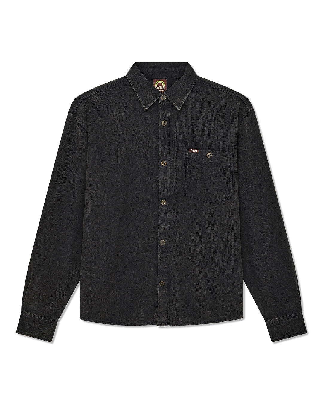 keon-shirt-anthracite|Flatlay