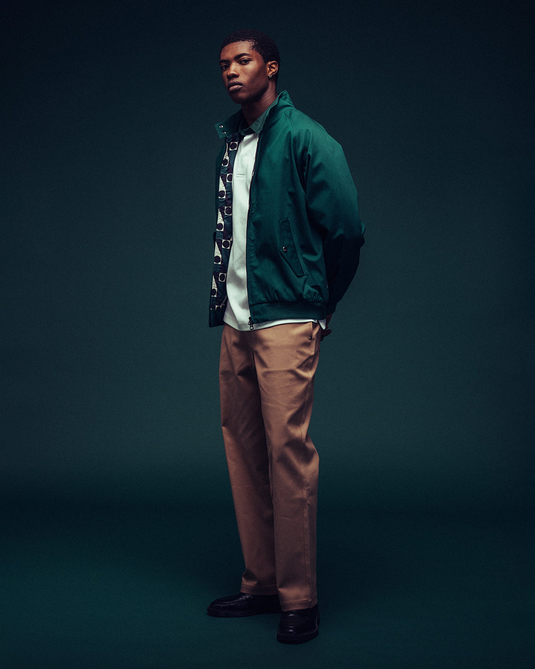 mini-harrington-jacket-race-green|Model