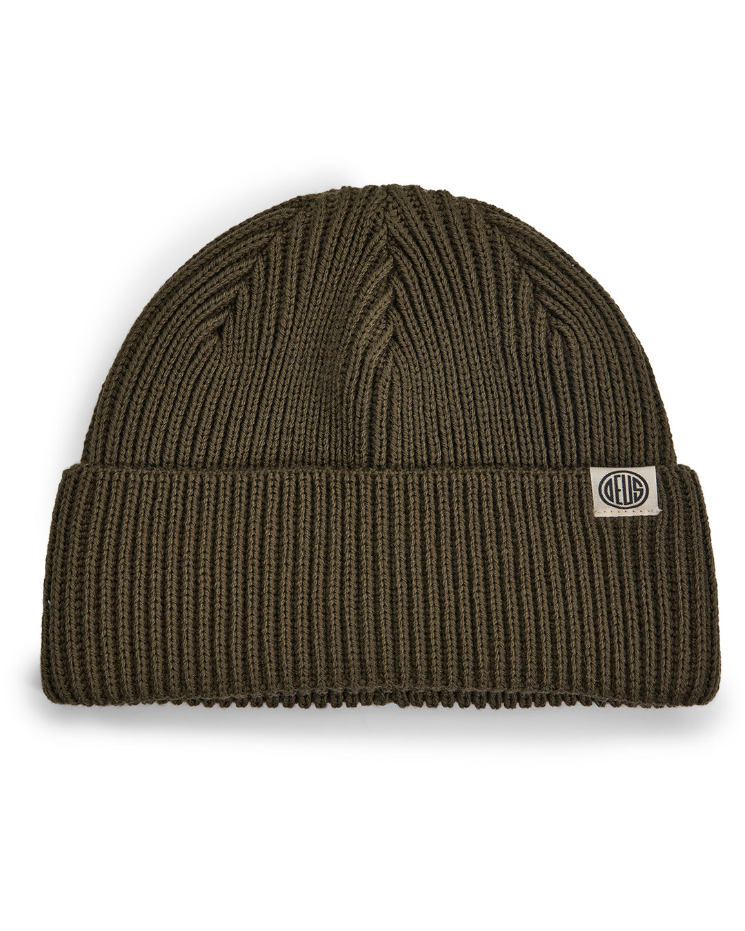pill-merino-beanie-dark-olive|Model