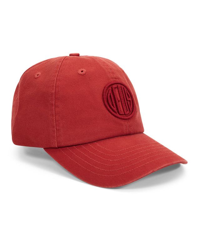 pill-logo-dad-cap-terracotta|Model