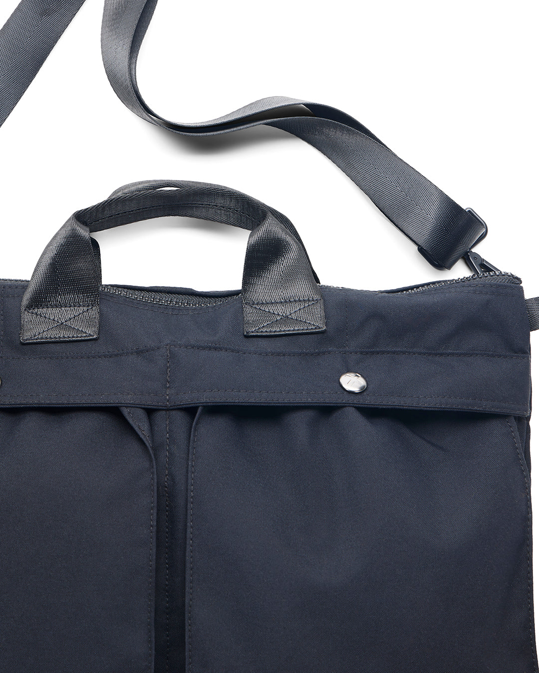 mini-helmet-tote-black|Flatlay