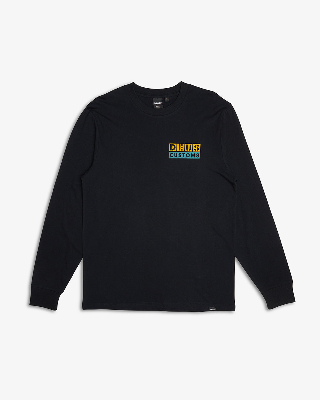 Tictac Long Sleeve Tee - Black|Flatlay