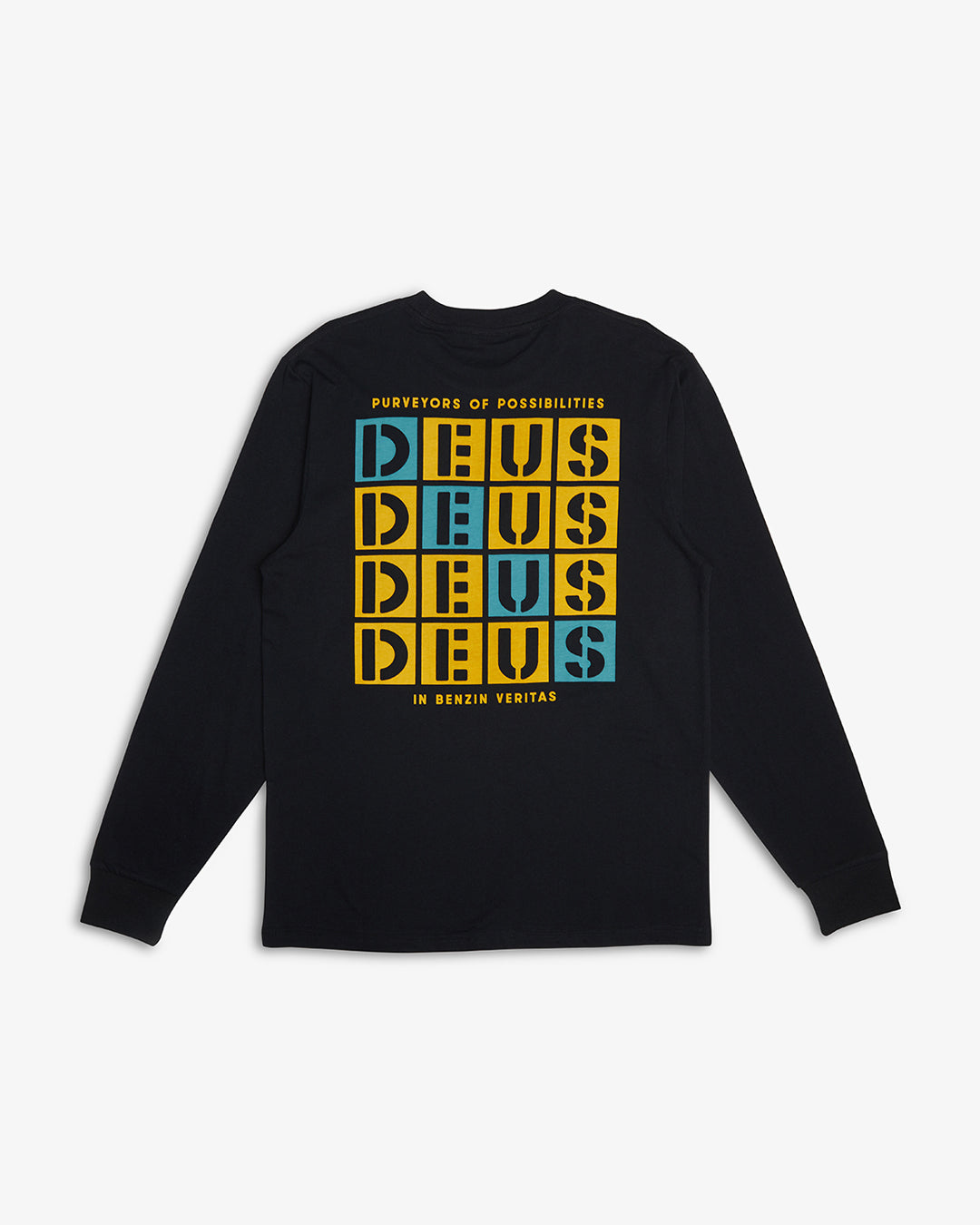 Tictac Long Sleeve Tee - Black|Flatlay