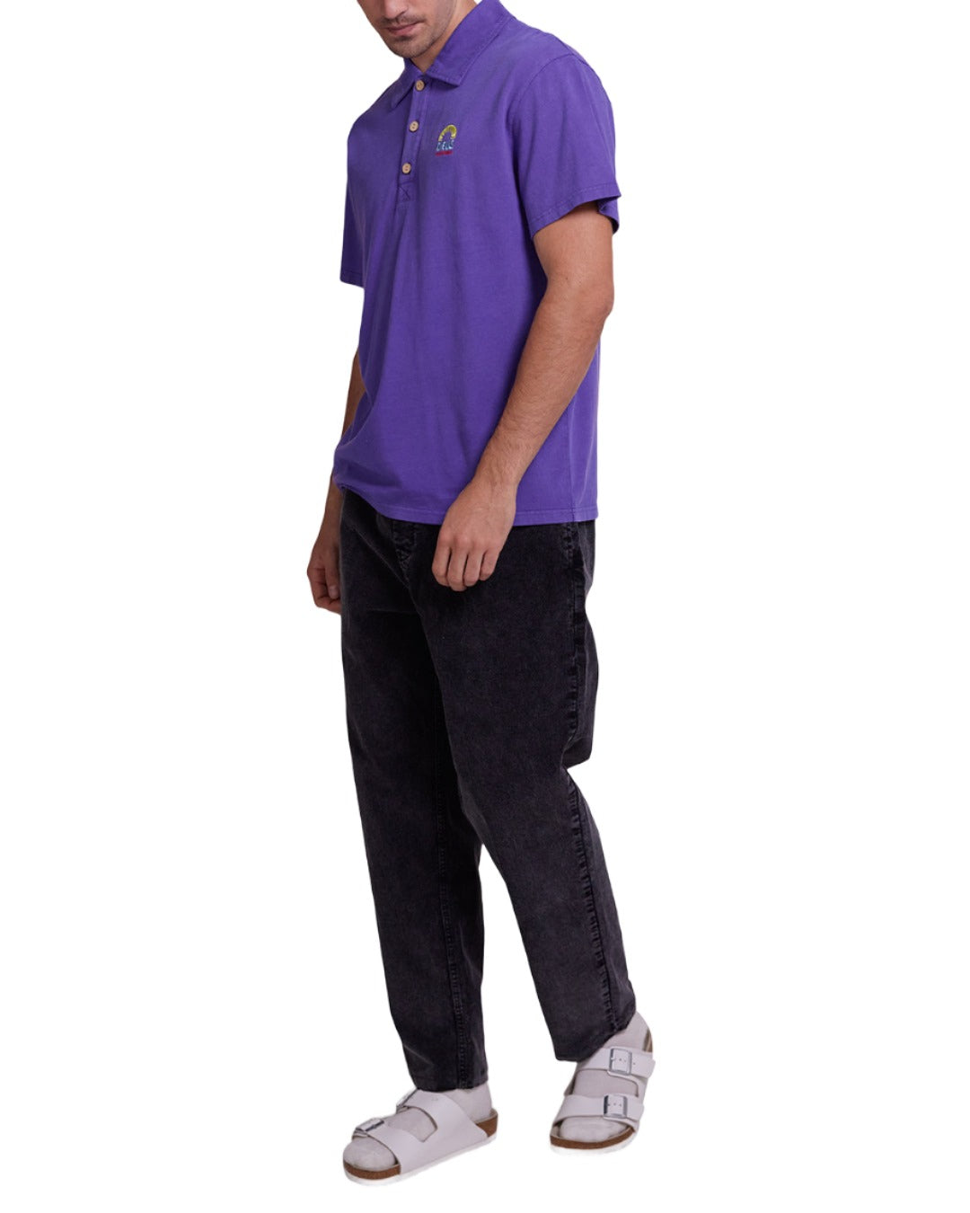 Layback Polo - Deep Blue|Model