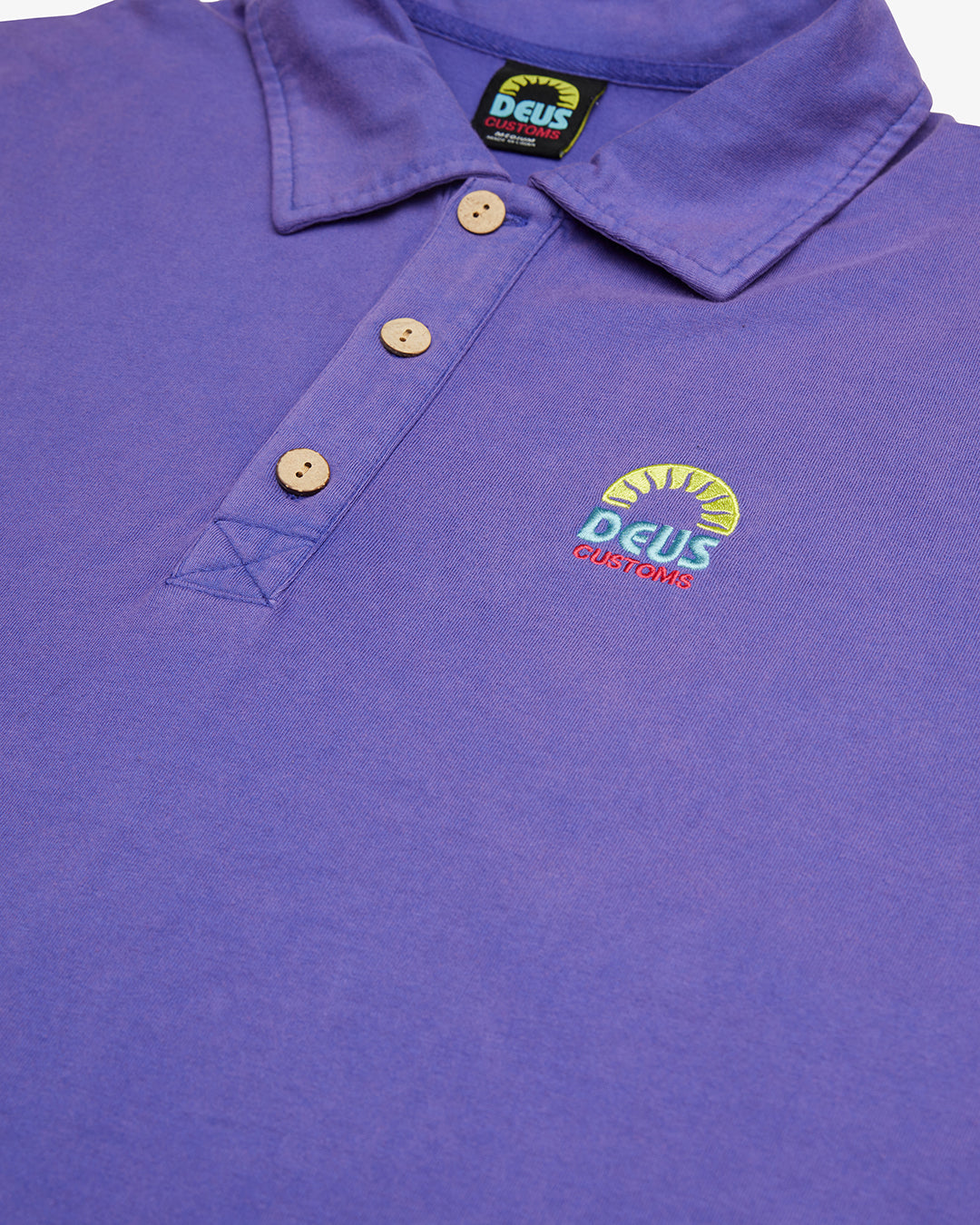 Layback Polo - Deep Blue|Flatlay