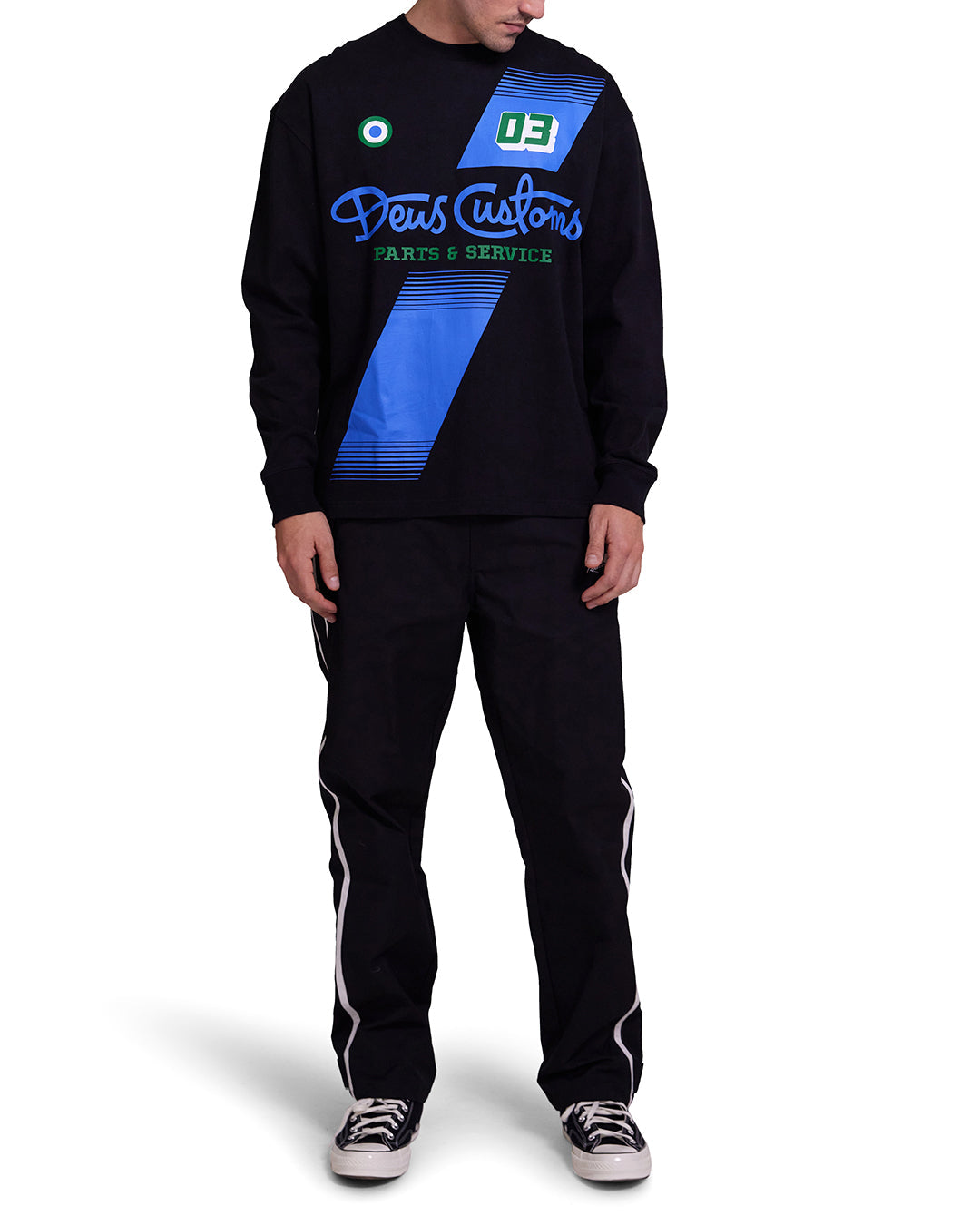 Campaign Ls Tee - Black|Model
