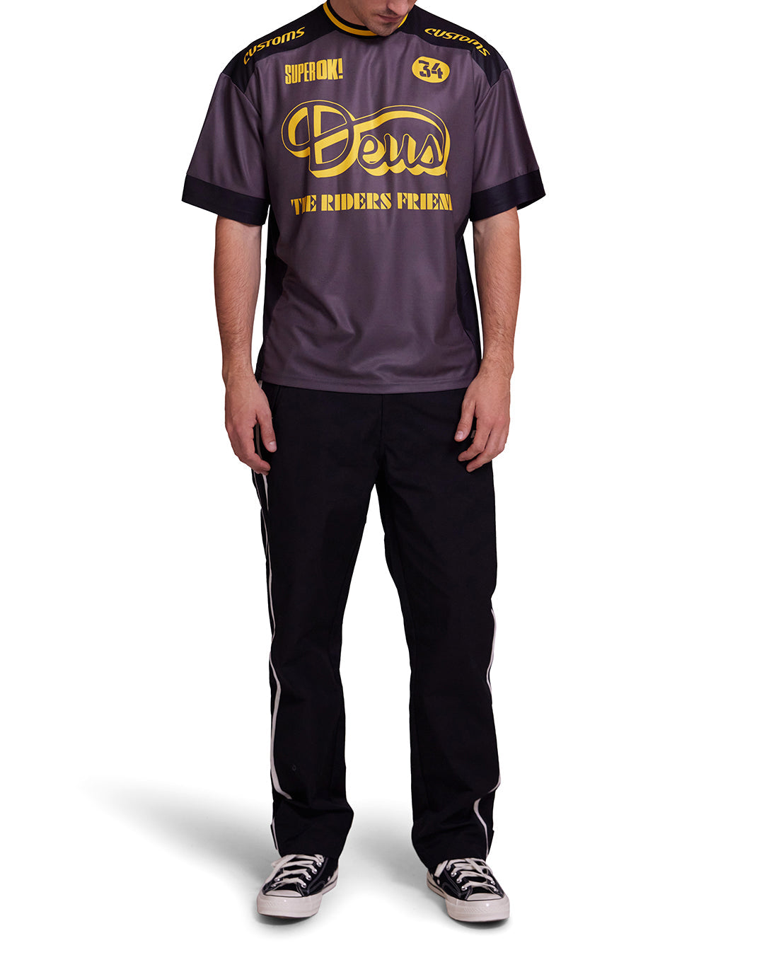 Randy Moto Tee - Black|Model
