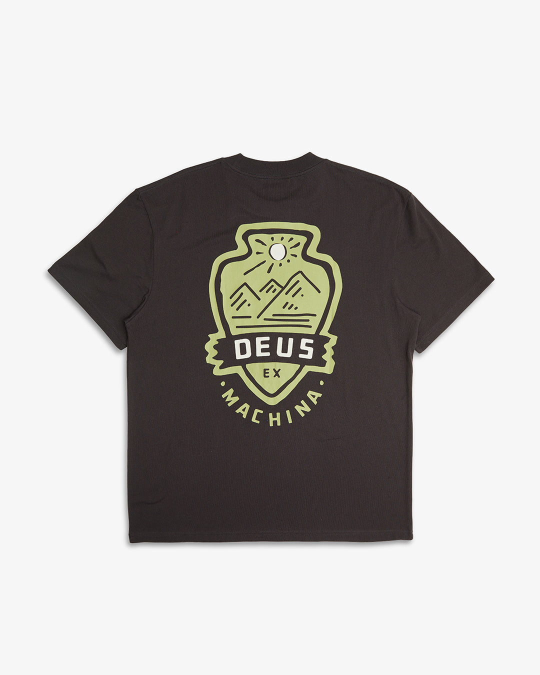 Out Doors Tee - Anthracite|Flatlay