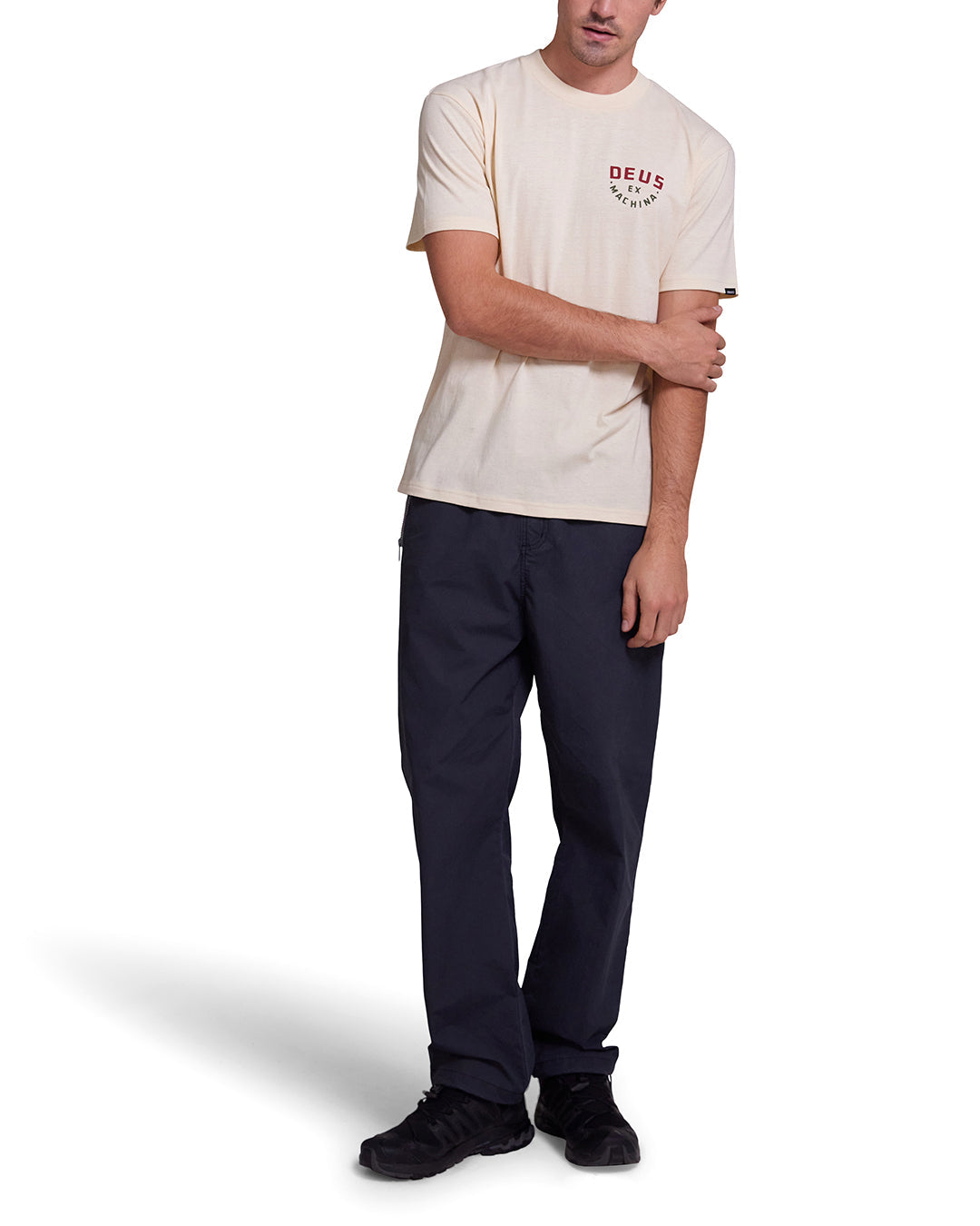 Out Doors Tee - Dirty White|Model