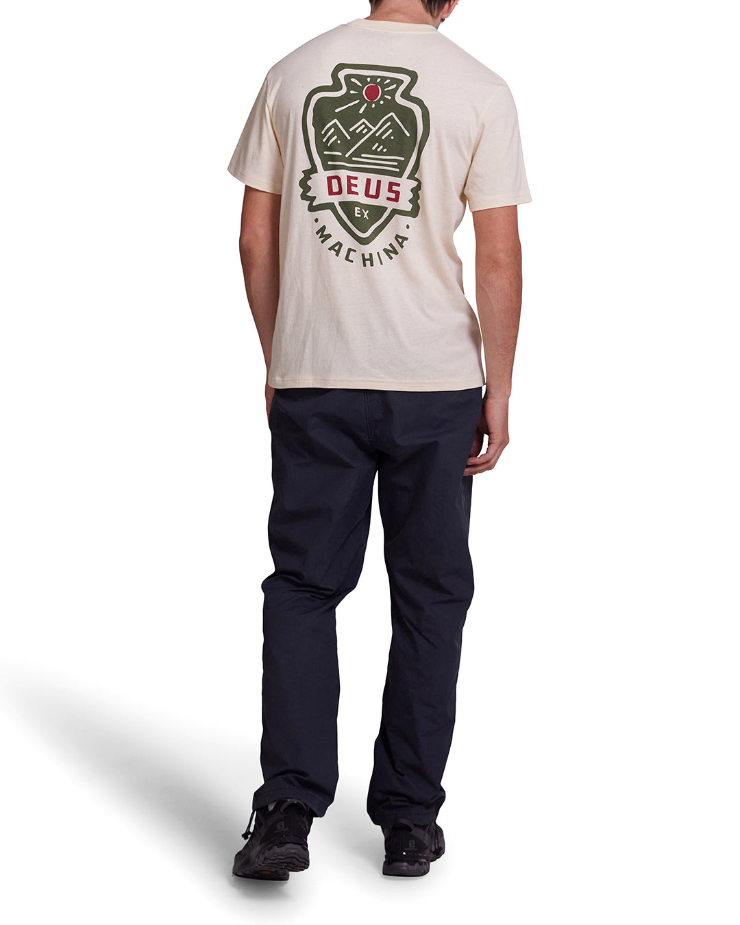 Out Doors Tee - Dirty White|Model