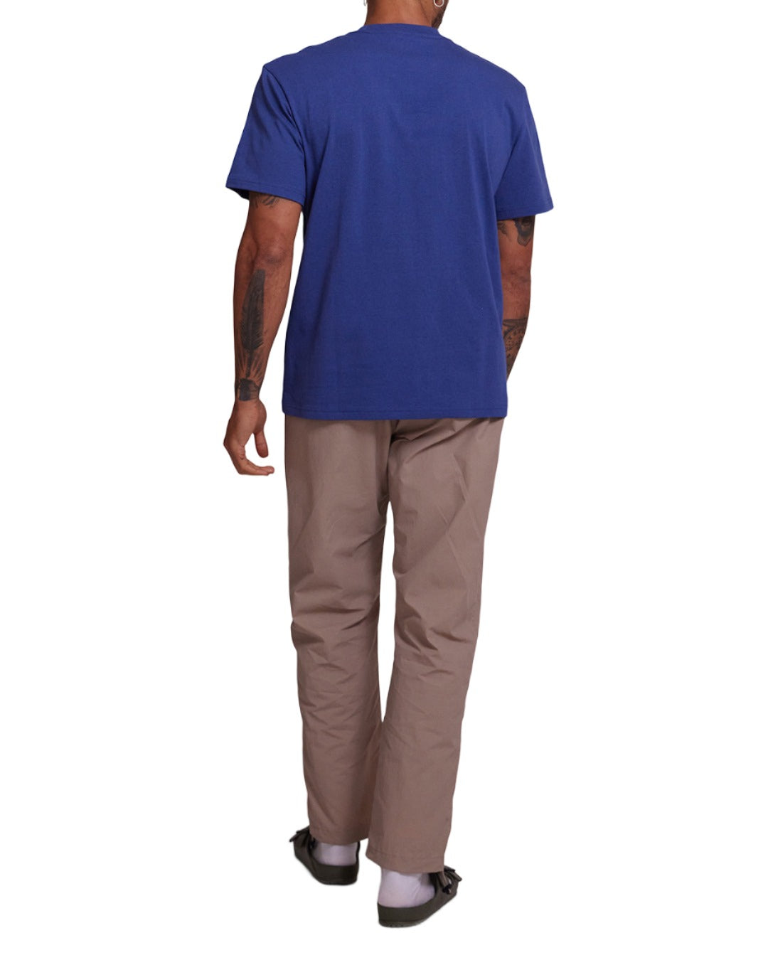 Venture Pocket Tee - Dusty Blue|Model