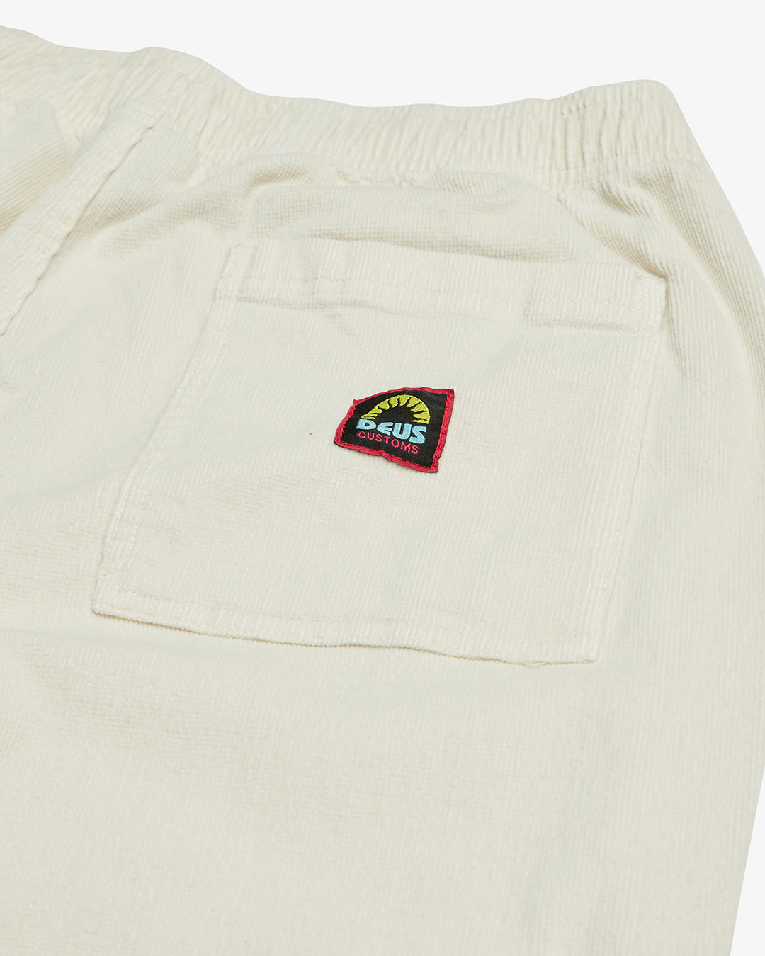 Infinity Cord Beach Pant - Dirty White|Flatlay