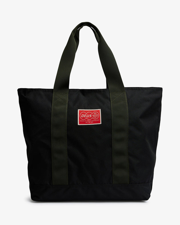 Hinterlands Tote Bag - Black|Flatlay
