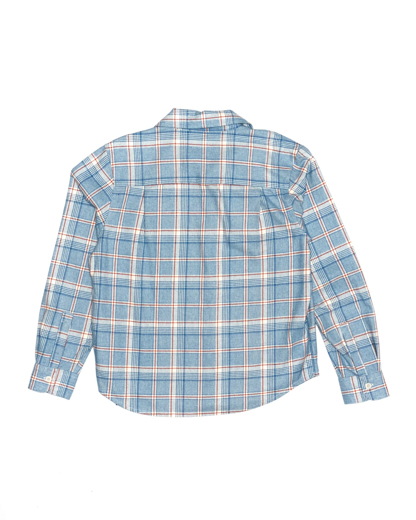 vacay-check-shirt-sky-blue|Flatlay
