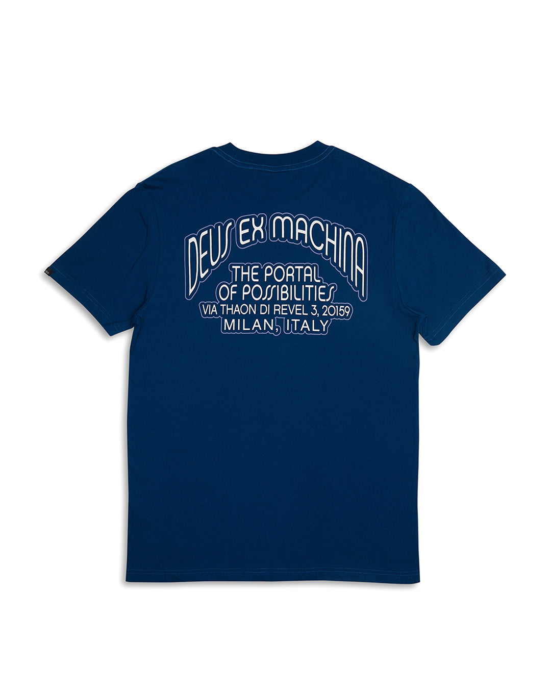 Pots Tee - Blue Opal|Flatlay