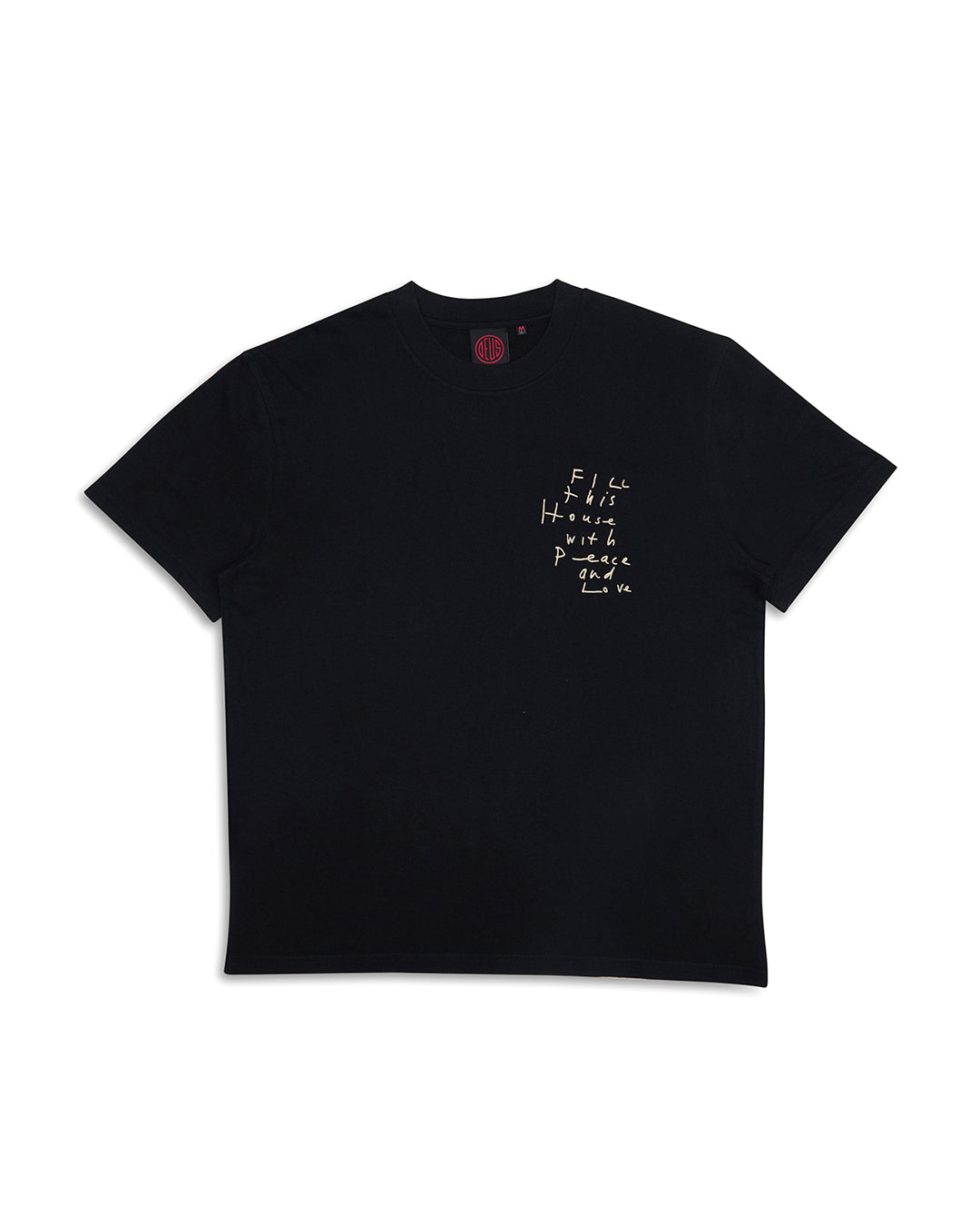 Old House Tee - Black|Flatlay