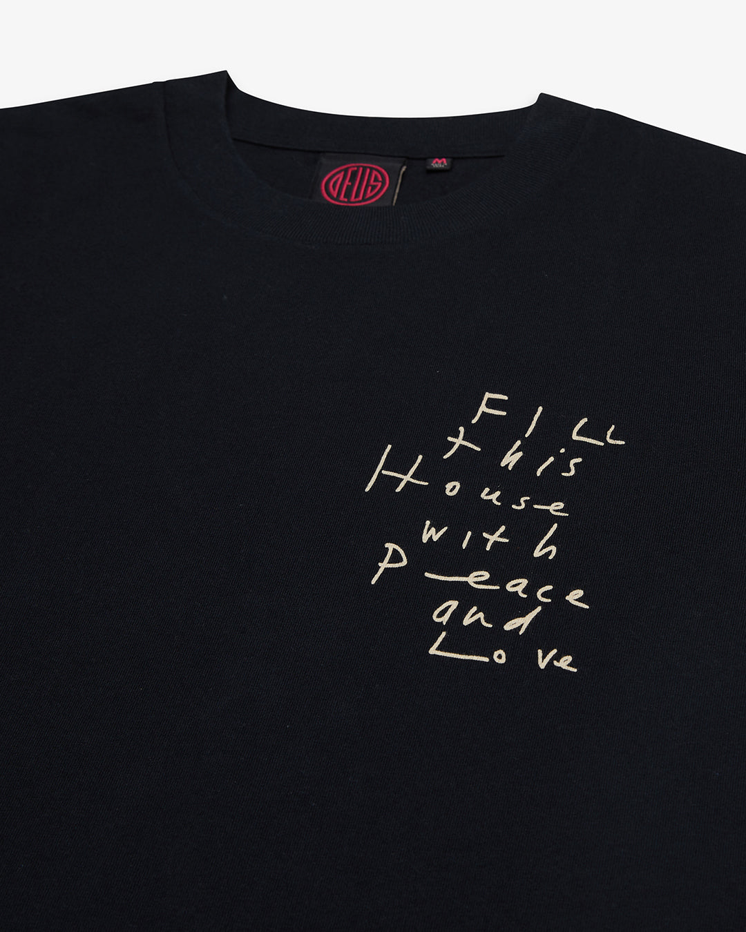 Old House Tee - Black|Flatlay