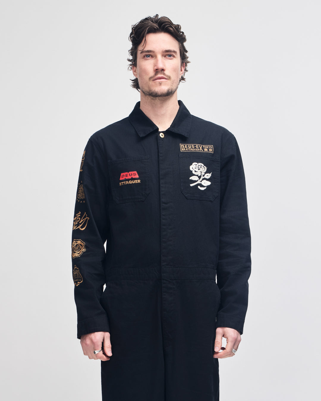 attaq-on-time-coverall-black|Model
