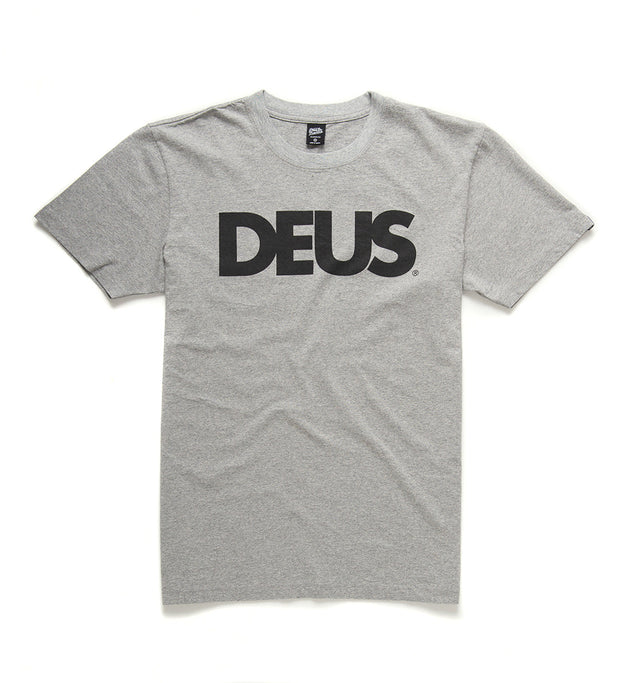 All Caps Tee - Grey Marle