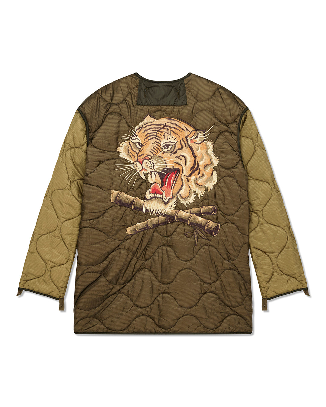 million-volt-jacket-olive-drab|Flatlay