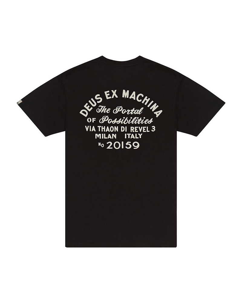 Deus Milan Pocket Tee Black