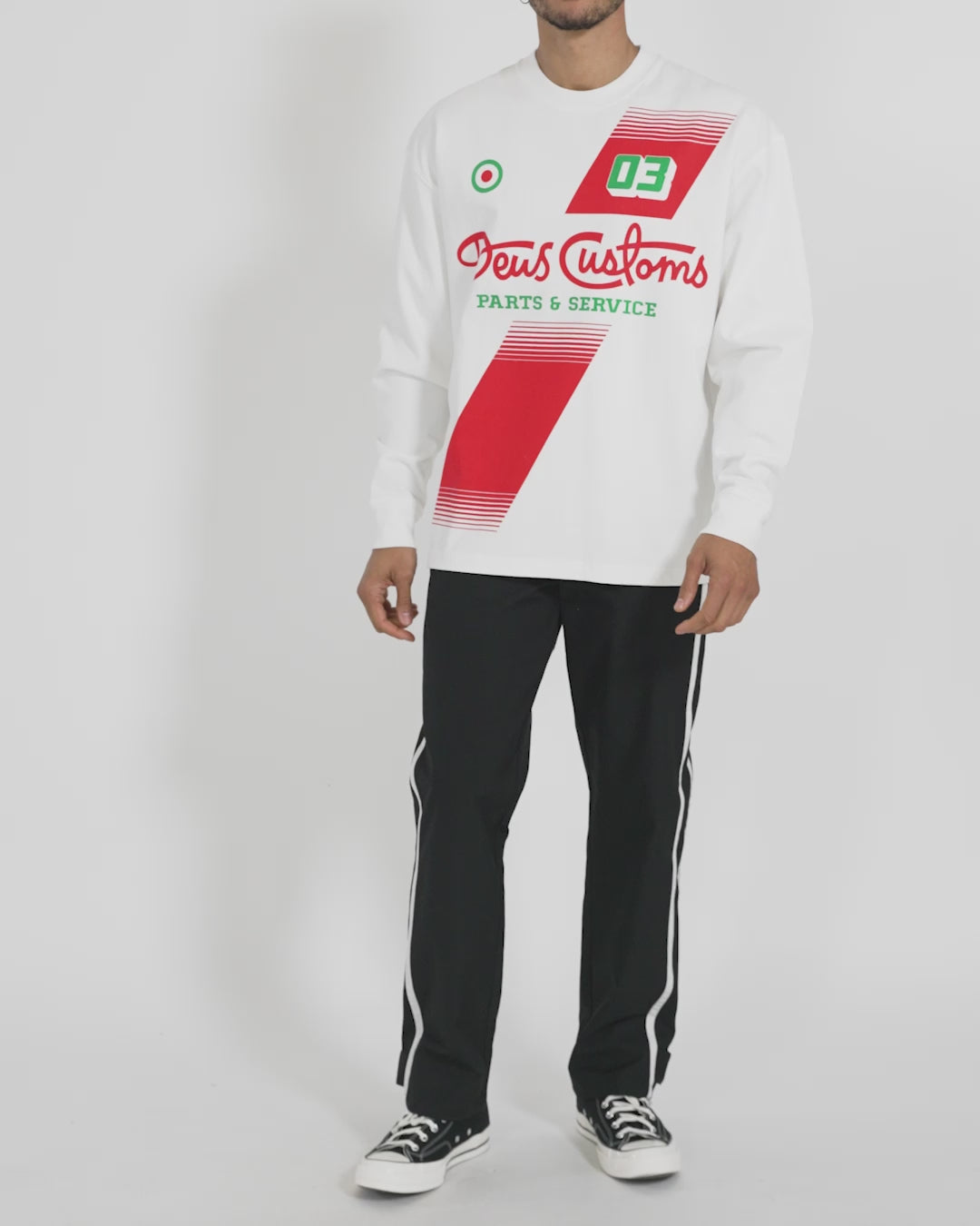 Campaign Ls Tee  - Vintage White