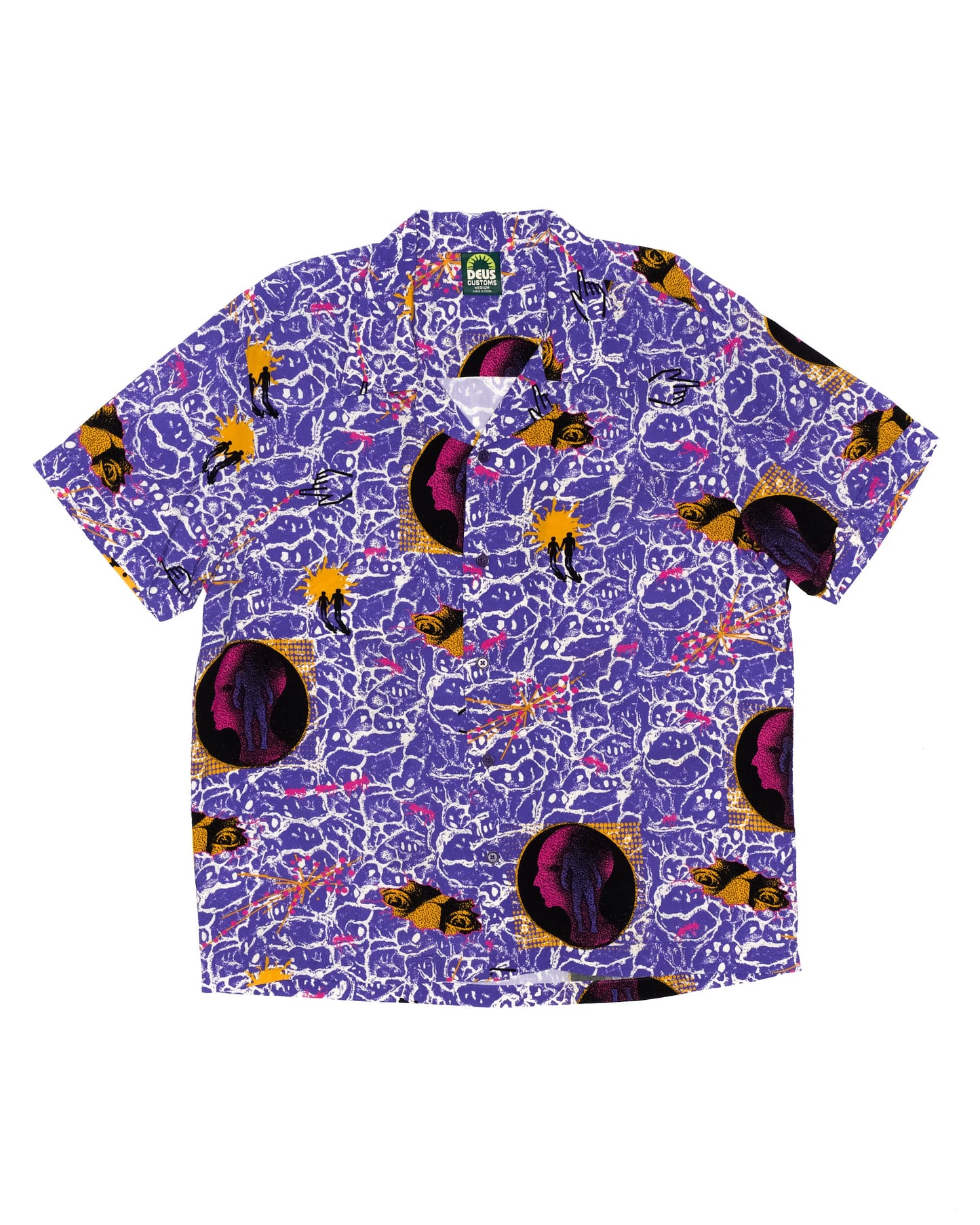 Future History Shirt - Violet | Flatlay