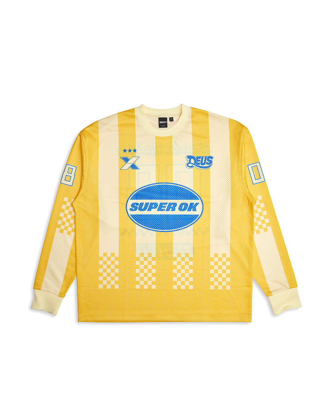 Threepeat Moto Jersey - Lemon Chrome|Flatlay
