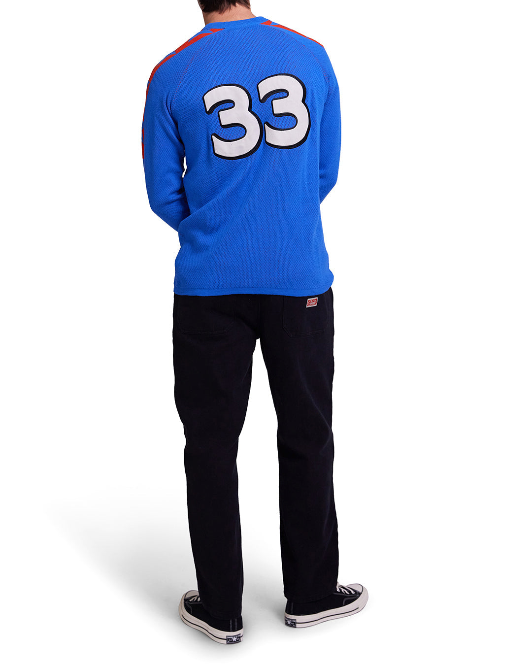 Super Nova Moto Knit - French Blue|Model
