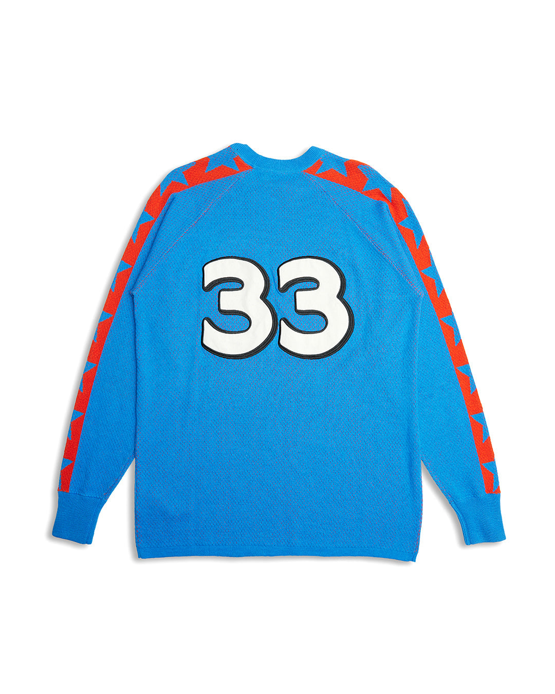 Super Nova Moto Knit - French Blue|Flatlay