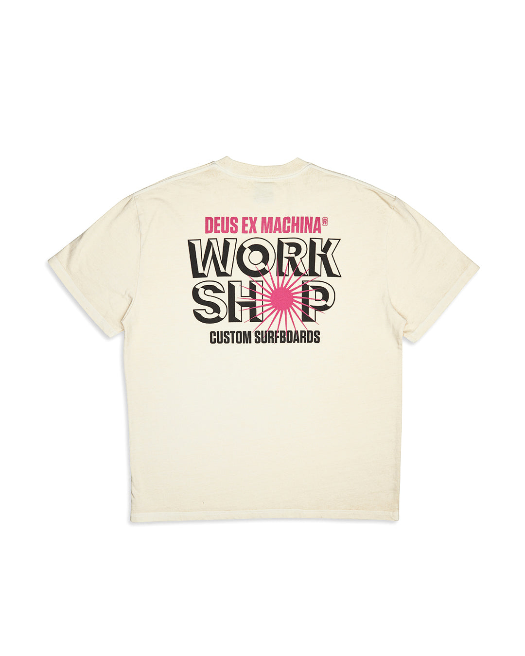 Surf Shop Tee - Dirty White|Flatlay