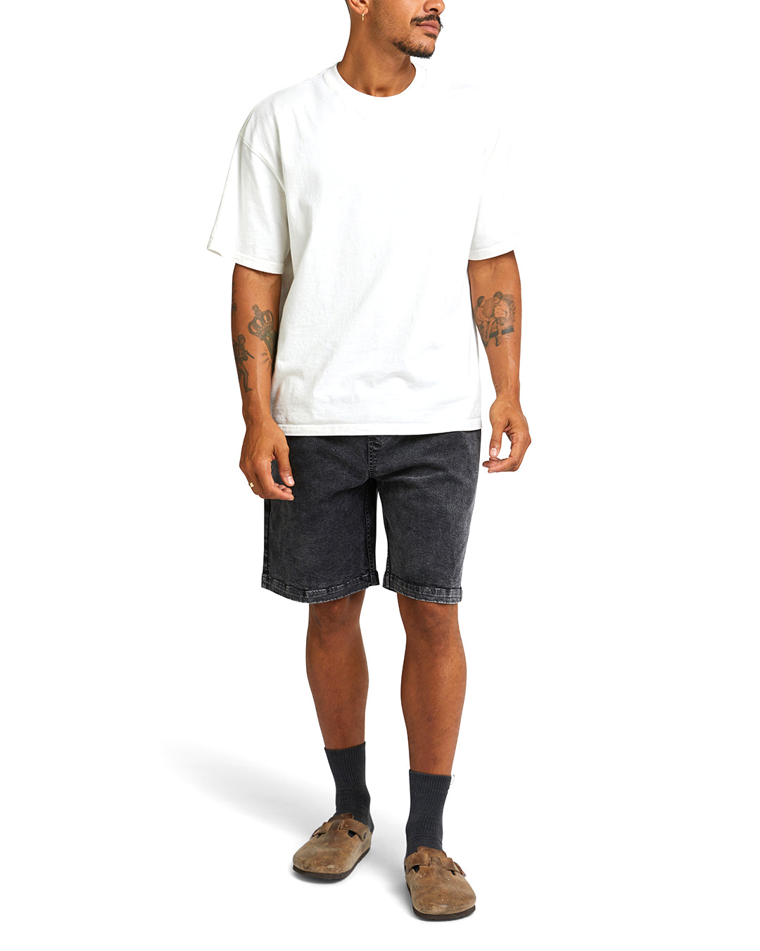 Infinity Acid Beach Short - Light Grey|Model