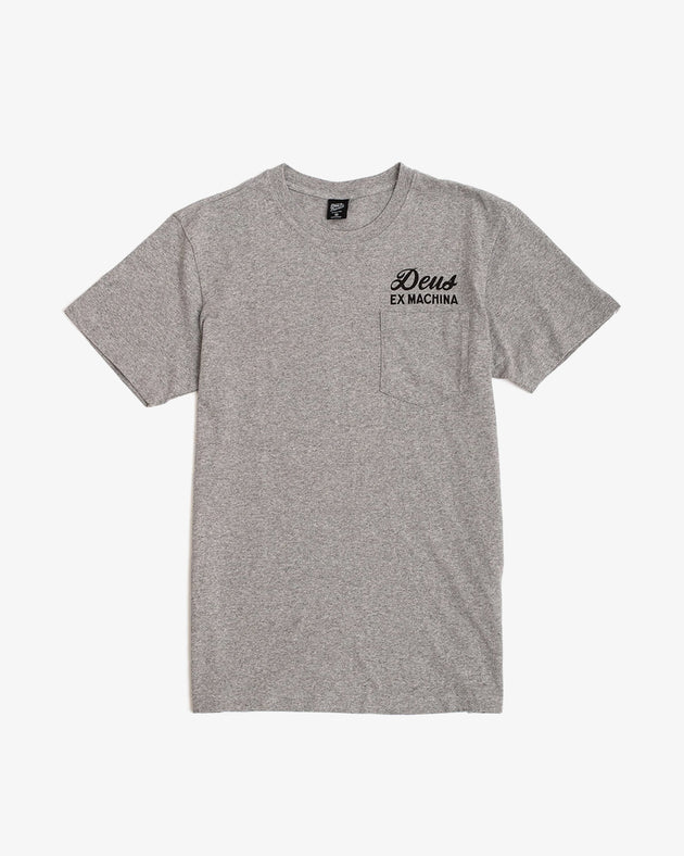 Ibiza Address Tee - Grey Marle